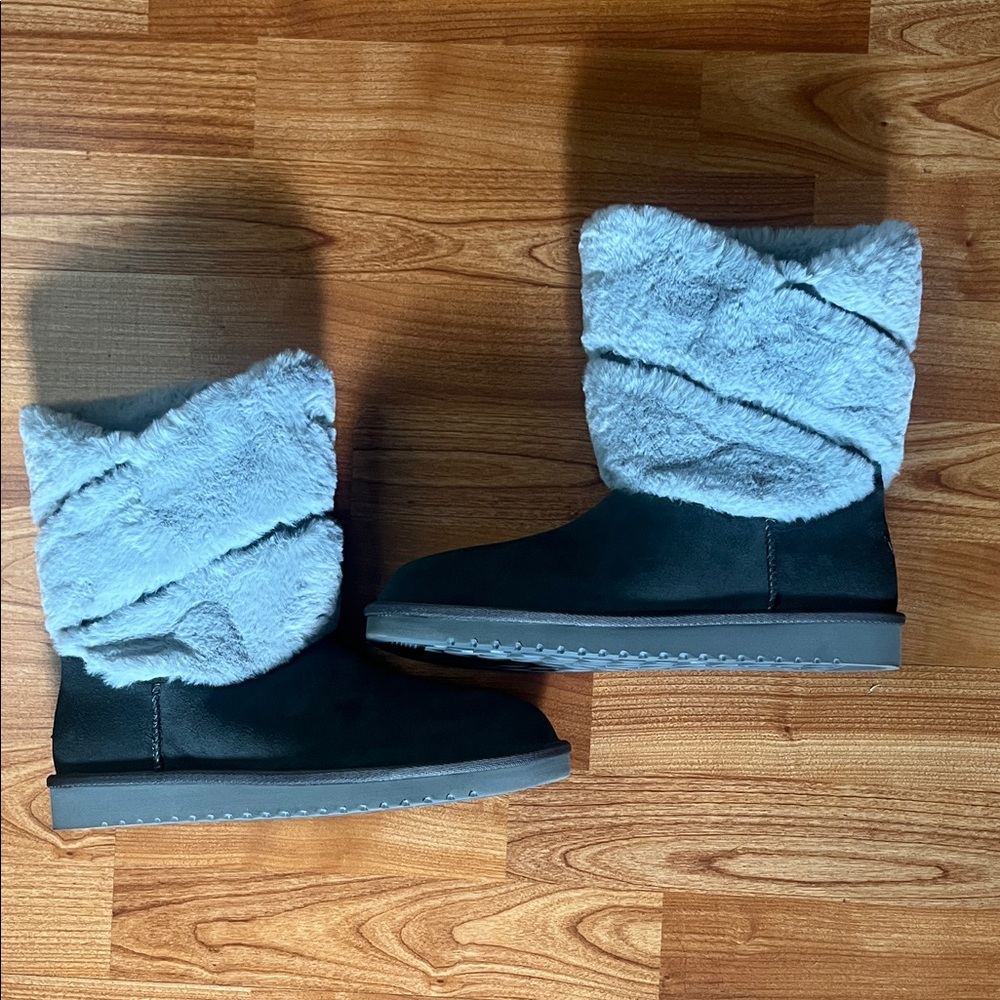 UGG | Koolaburra |  Gray | Faux Fur Boots